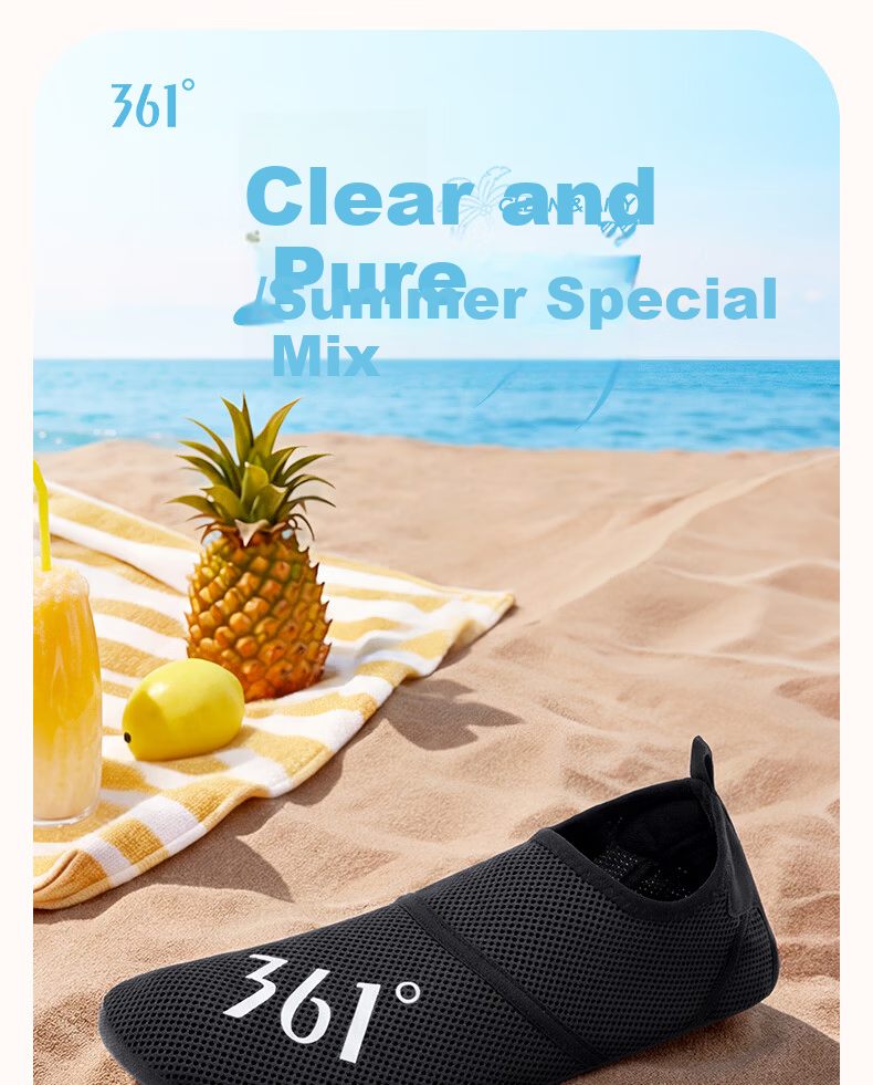 361° Unisex Beach Shoes Snorkeling Water Shoes Anti-Cut Non-Slip Summer Rafting Outdoor Creek Hiking Shoes 622617234-1 1
