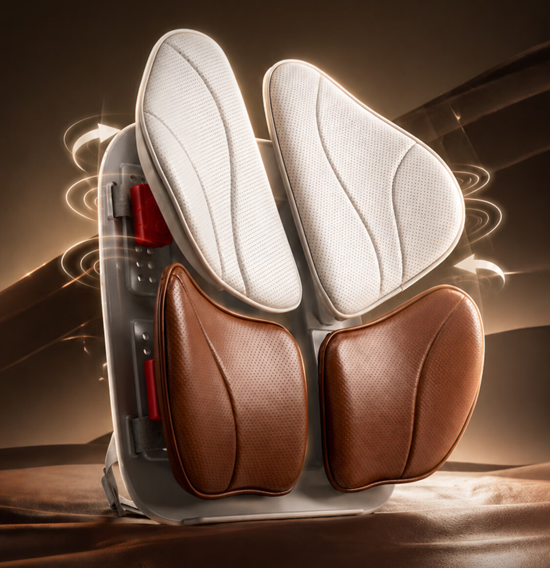 Bubble Waist Support Lumbar Cushion Ergonomic Backrest Car Office Seat Lumbar Pillow Long Sitting Relief Father's Day Gift 10