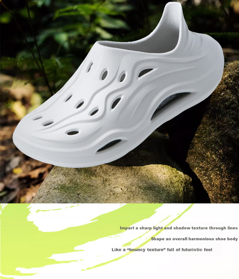 Warrior Official Men's Hollow-out Shoes 2026 Summer Outdoor Sandals Fully Covered Water Shoes Black Size 40 10