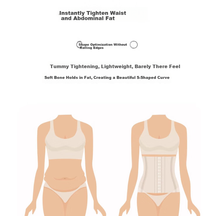 GRACEWELL Ice Skin Waist Slimming Belt Seamless Strong Shaping Postpartum Body Shaper Summer Thin Invisible Base Layer 2
