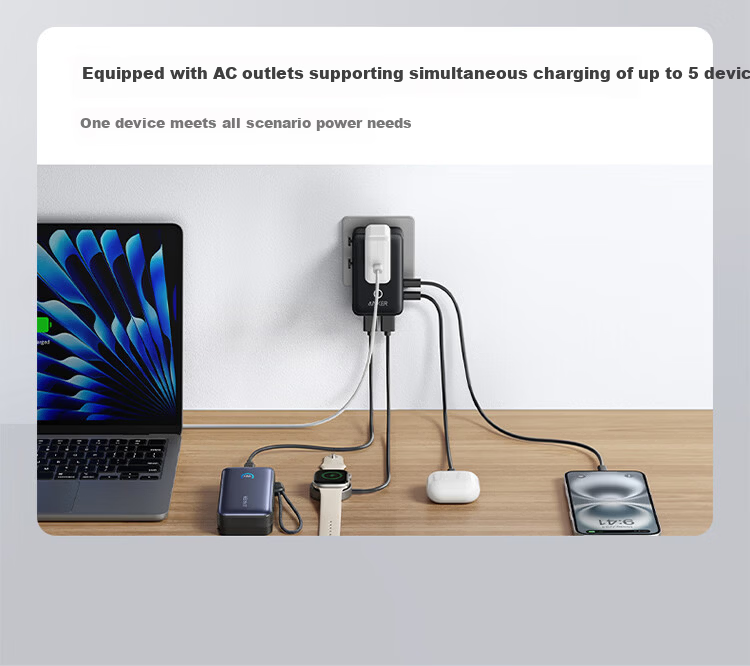 ANKER Multi-Country Travel Adapter UK EU US AU Universal Worldwide Power Socket Charger Black 12