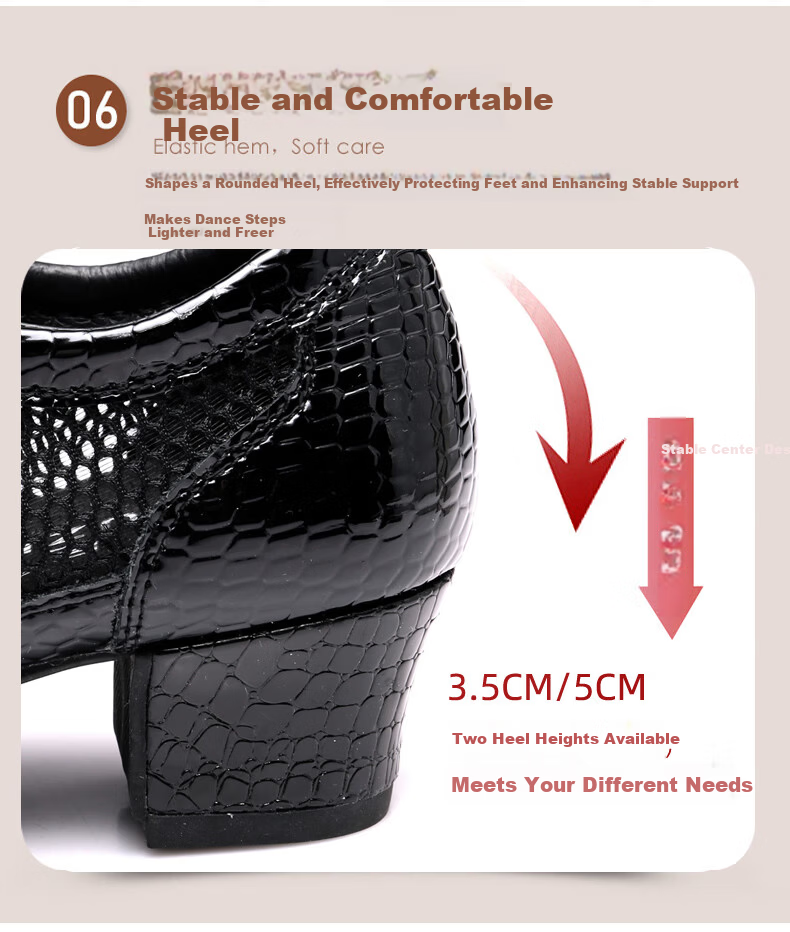 Teslita Mesh Breathable Summer Women's Genuine Leather Latin Dance Square Dance Mid Heel Versatile Casual Outdoor Non-Slip Dance Shoes 22