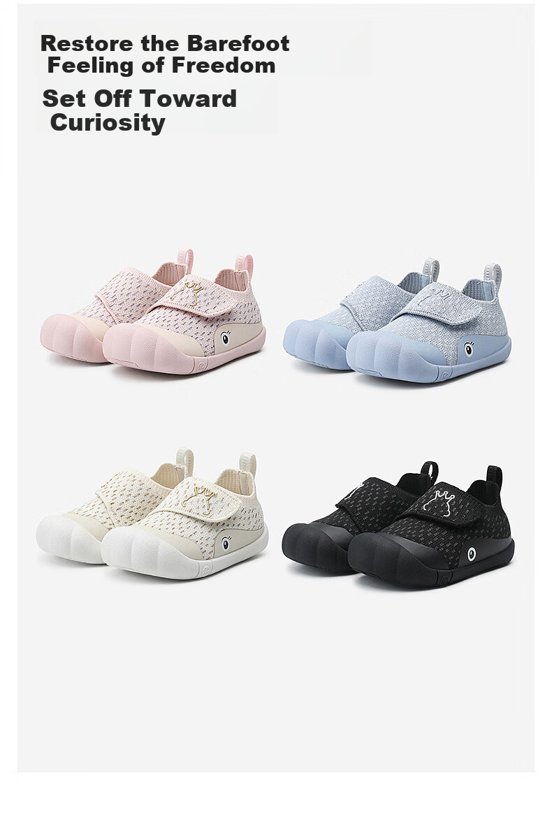 YEEHOO Baby Toddler Walking Shoes Spring Summer New Boys Girls Non-slip Functional Soft Sole Sports Shoes 2