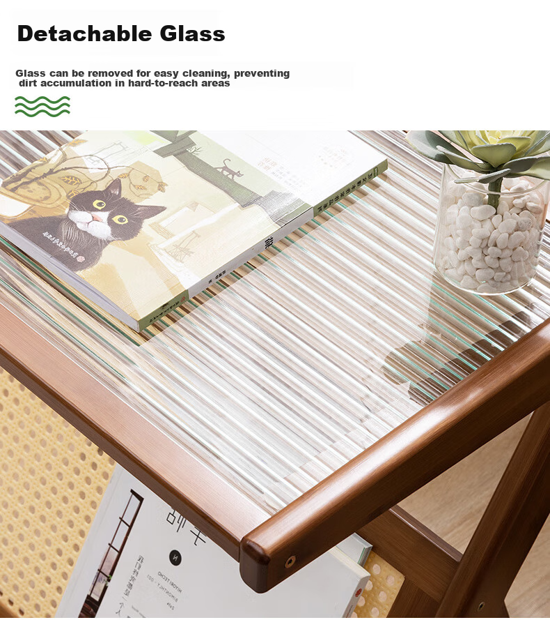 Lao Zhu Craftsman Side Table Living Room Small Tea Table Sofa Side Cabinet Bedside Cabinet Tea Table Bedside Storage Tea Color 6