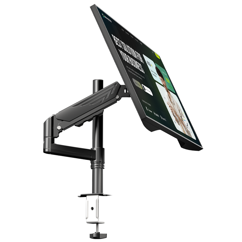 LUCKPRO Monitor Mount Inverted Monitor Arm Computer Desk Stand Mechanical Arm Dormitory Inverted Mount Screen Lifting Stand