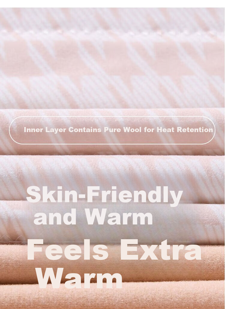 LangSha Women's Thermal Vest Seamless Customizable 100% Wool Filled Patch Comfortable Inner Layer Base Shirt Autumn Winter 4