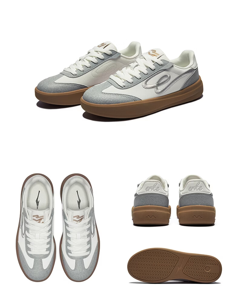 ERKE Women's Skate Shoes Summer 2026 New Breathable Casual Thin-Soled Trendy Sports Sneakers | Youxing 10