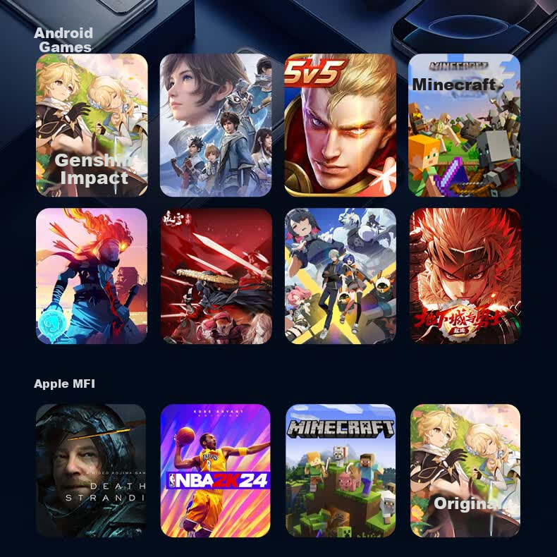 EasySMX Yisuoma Wujie M20 Wireless Streaming Cloud Gaming Dual-Mode Mobile Gamepad for Android iPad Delta Peripheral Mobile Game Genshin Impact King of Glory PC 19