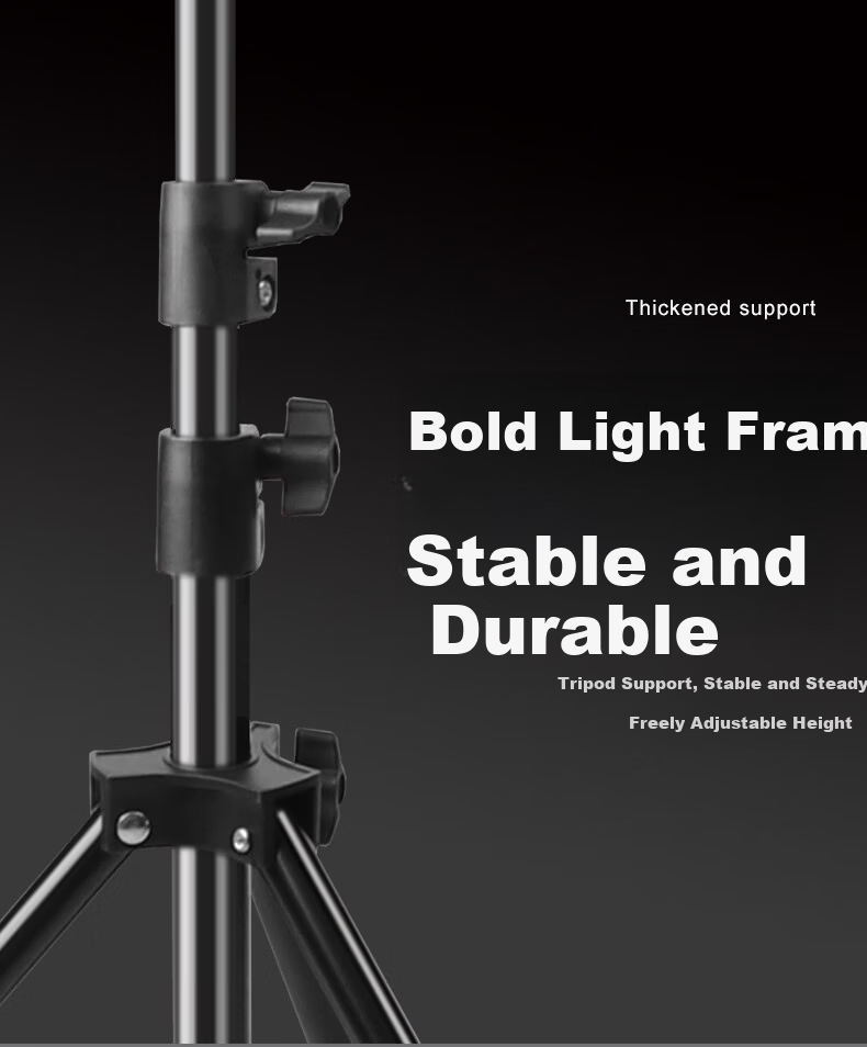 Photography Gadget [Hot Sale 50K+] Live Streaming Fill Light Studio Kit LED Outdoor Portrait Continuous Softbox Lighting Equipment for Influencers 12
