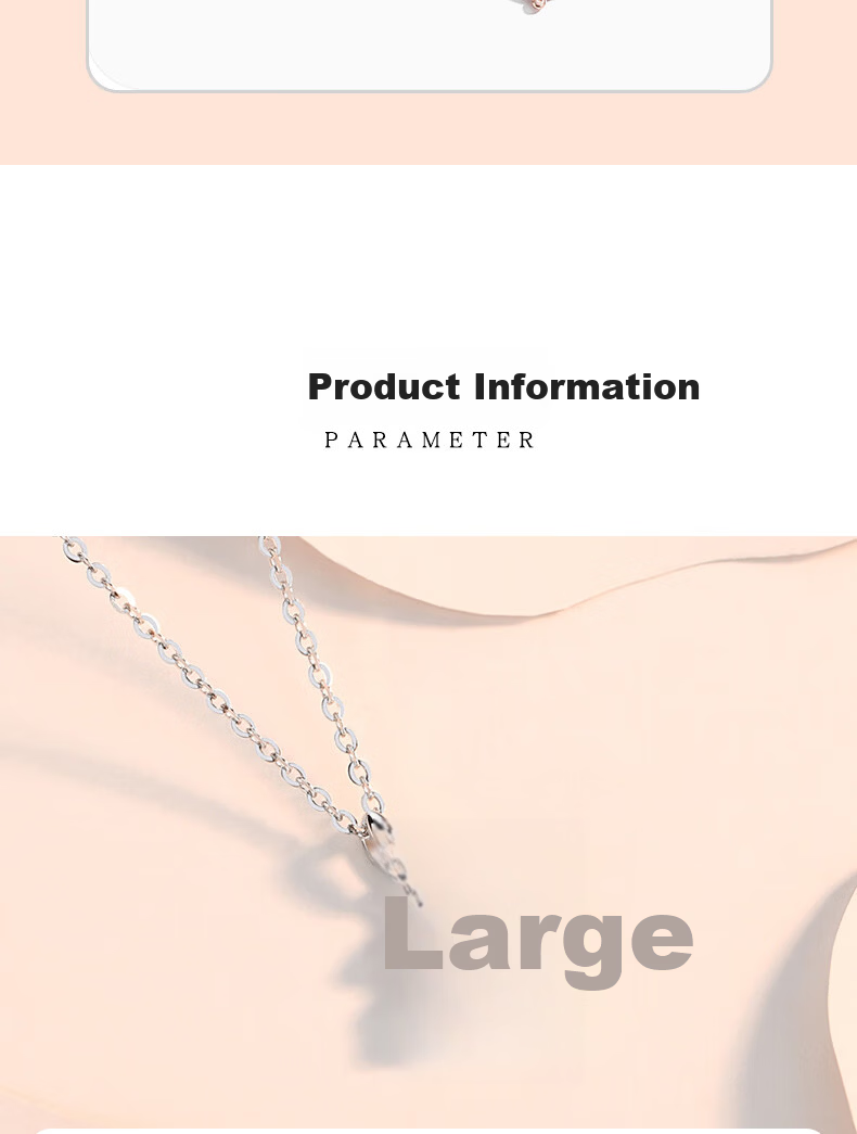 Grace Girl Diamond Maple Leaf Necklace for Women Rose Gold Clavicle Chain Practical Mother's Day 520 Birthday Gift for Girlfriend 7