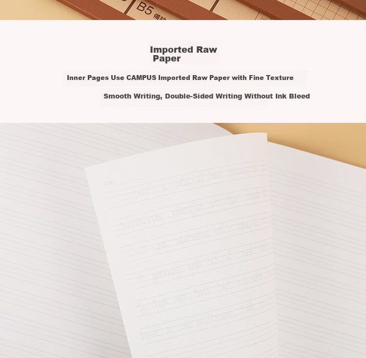 KOKUYO Campus Notebook Kraft Paper Series A5 Student Grid Notebook 60 Pages WCN-CNB3666 11