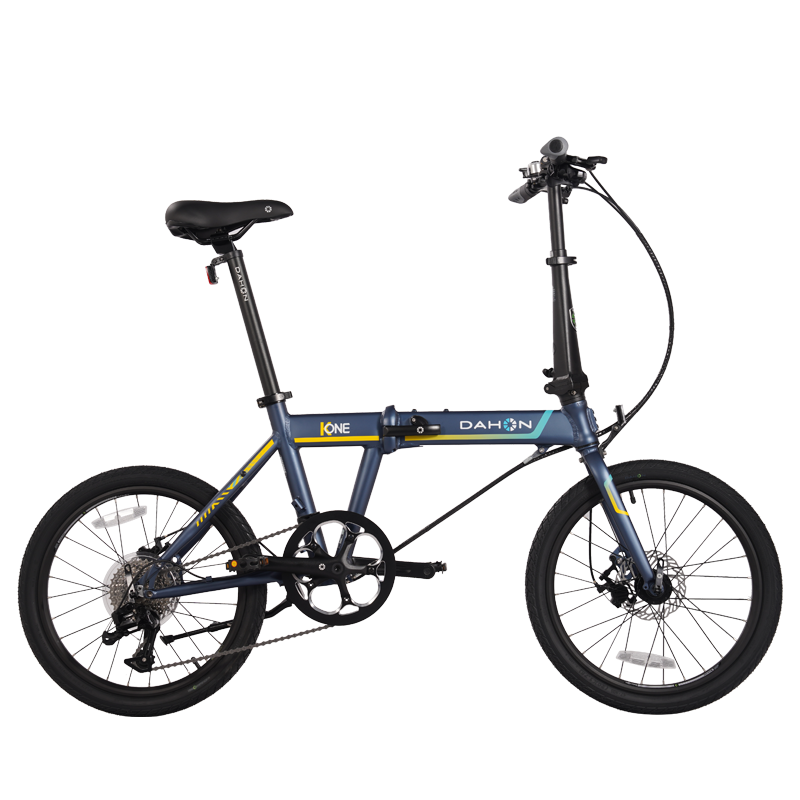 DAHON K-ONE Folding Bicycle, 20-Inch, 9-Speed, Ultra-Light Aluminum Alloy, Disc Brake, Sports Bike FKA091, Black