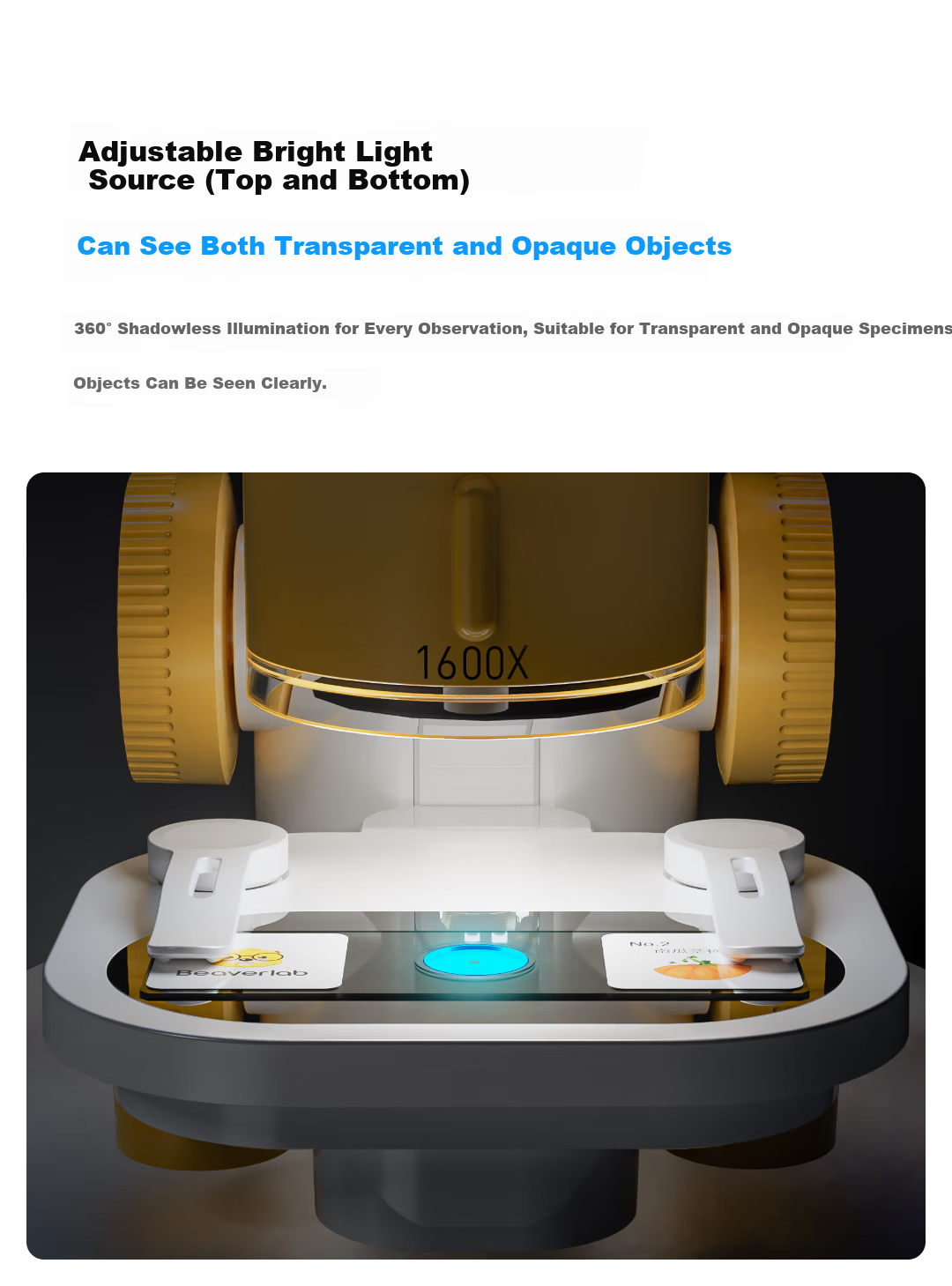 Dangdangli Smart Microscope Professional Electronic Microscope for Viewing Bacteria Biology Experiment Educational Toy Gift for Children Students 10