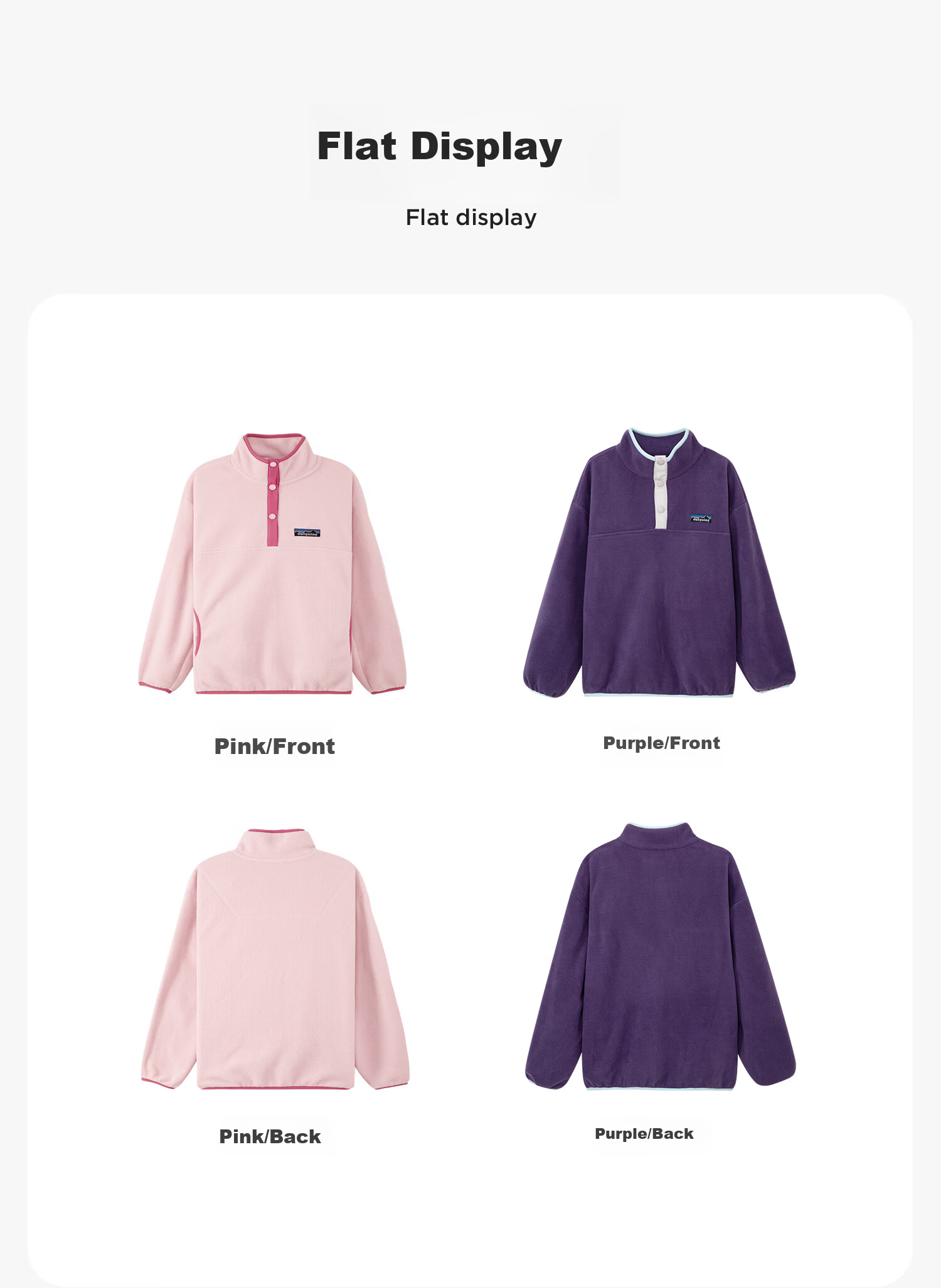 Zuo Xi Girls' Fleece Sweatshirt 2025 New Children's Winter Stand Collar Anti-Static Jacket Pink 120 10