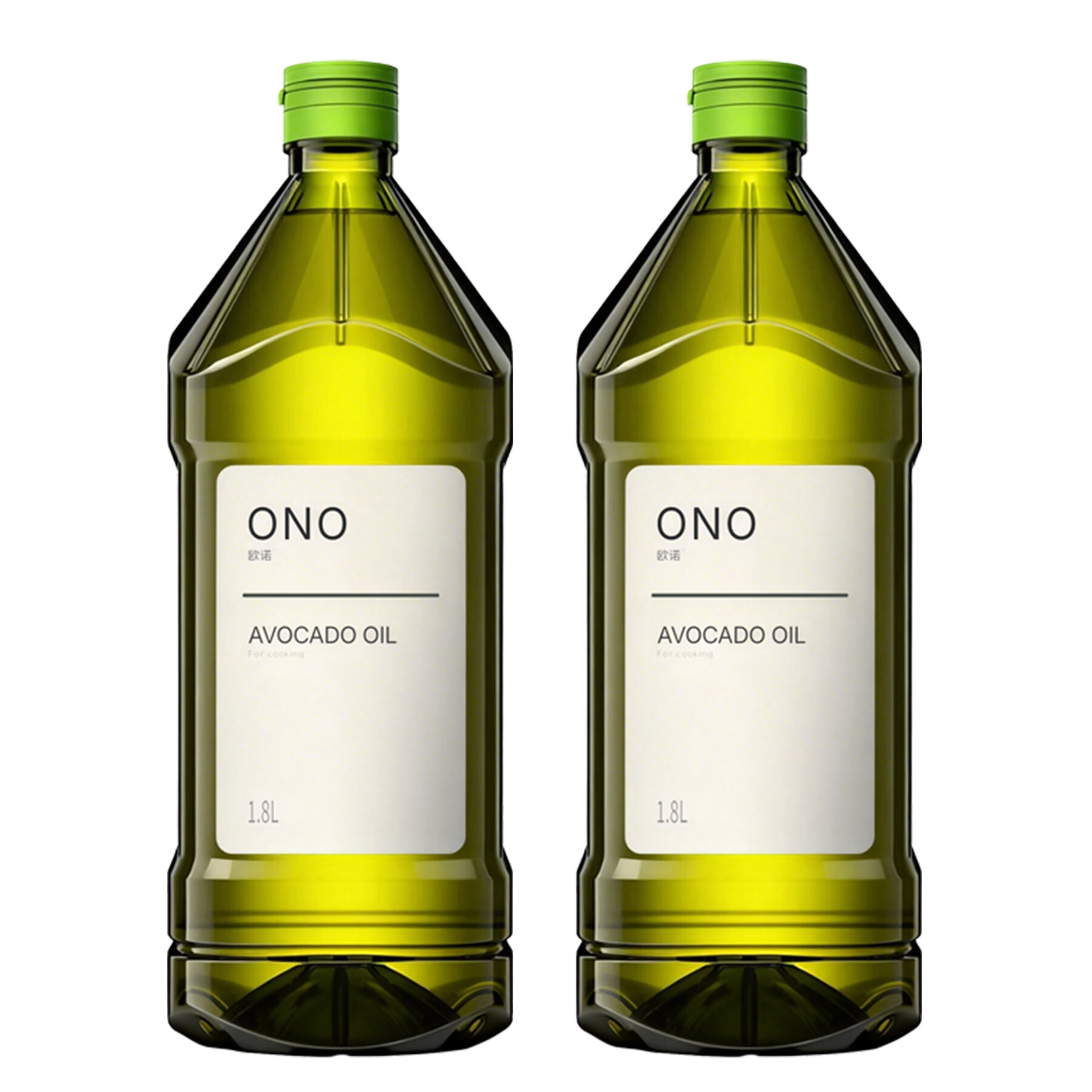 欧诺ONO牛油果油1.8L*2家庭组合鳄梨油 热炒食用油低温压榨