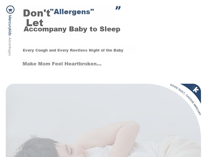 MERCURY Kids Shuixing Jiafang A+ Low-Allergy Pure Cotton Antibacterial Silk Two-In Quilt 120cm×150cm Infant Class A 3