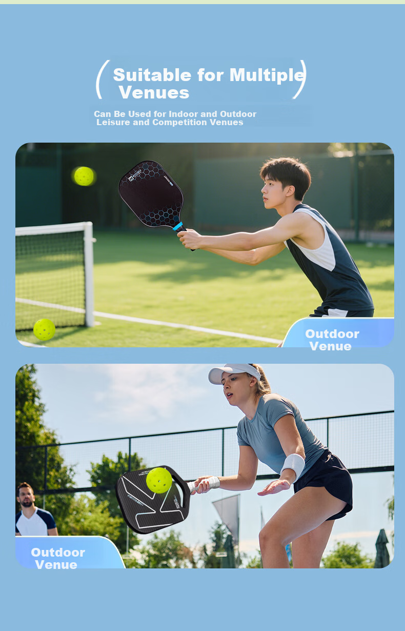 40,000 KM Pickleball Set Tournament-Grade Rotationally Molded Integrated Balls Indoor Outdoor Professional Competition 4-Pack 7