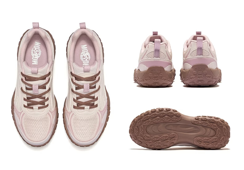 ERKE Flash Moon 2.0 Women's Summer Breathable New German Training Shoes Thin Sole Ballet Flats Comfortable Sports Casual Shoes 43