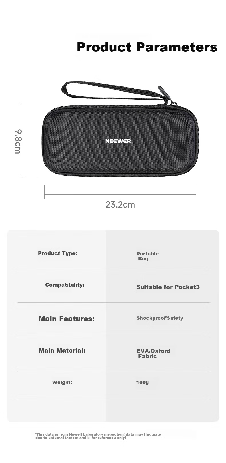 NEEWER DJI Pocket 3/4 Storage Bag DJI Osmo Pocket 3/4 Gimbal Protective Case Pocket 3 Storage Box All-in-One Accessory Kit Bag 6