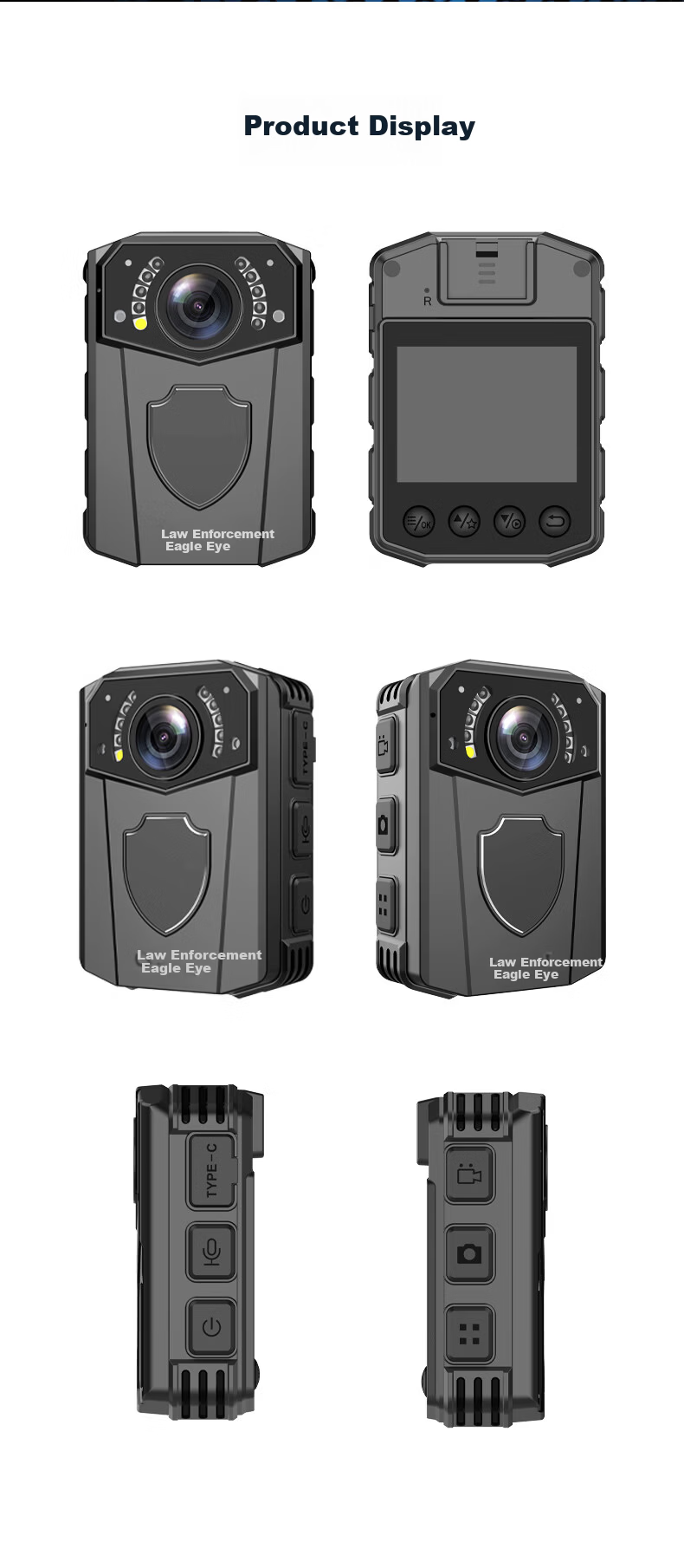 Law Enforcement Eagle Eye DSJ-Z3 Body Camera HD Infrared Night Vision On-Site Recording Audio Video Evidence Collection 32GB Memory Version 13