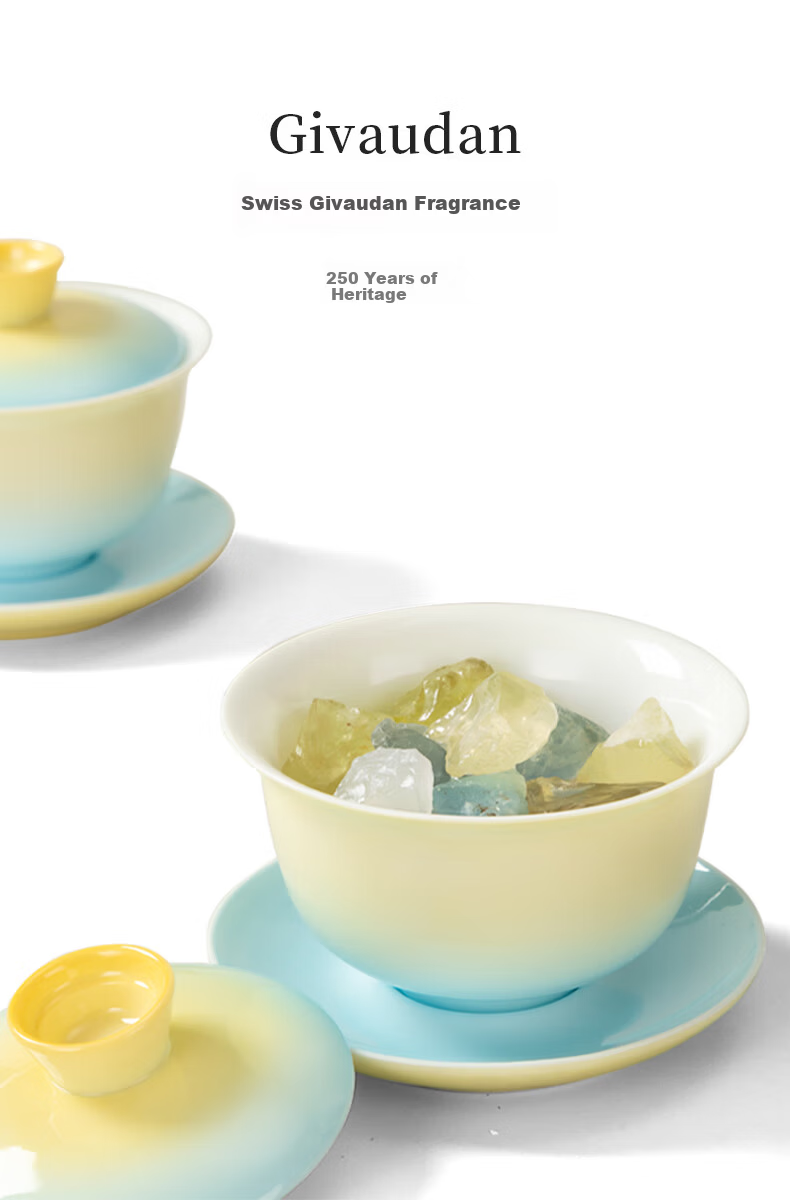 Jupiter & Venus Gui Unspoken Chinese Tea Bowl Crystal Stone Fragrance Gift Box Indoor Aromatherapy Essential Oil Diffuser Stone Mother's Day Birthday Gift 7