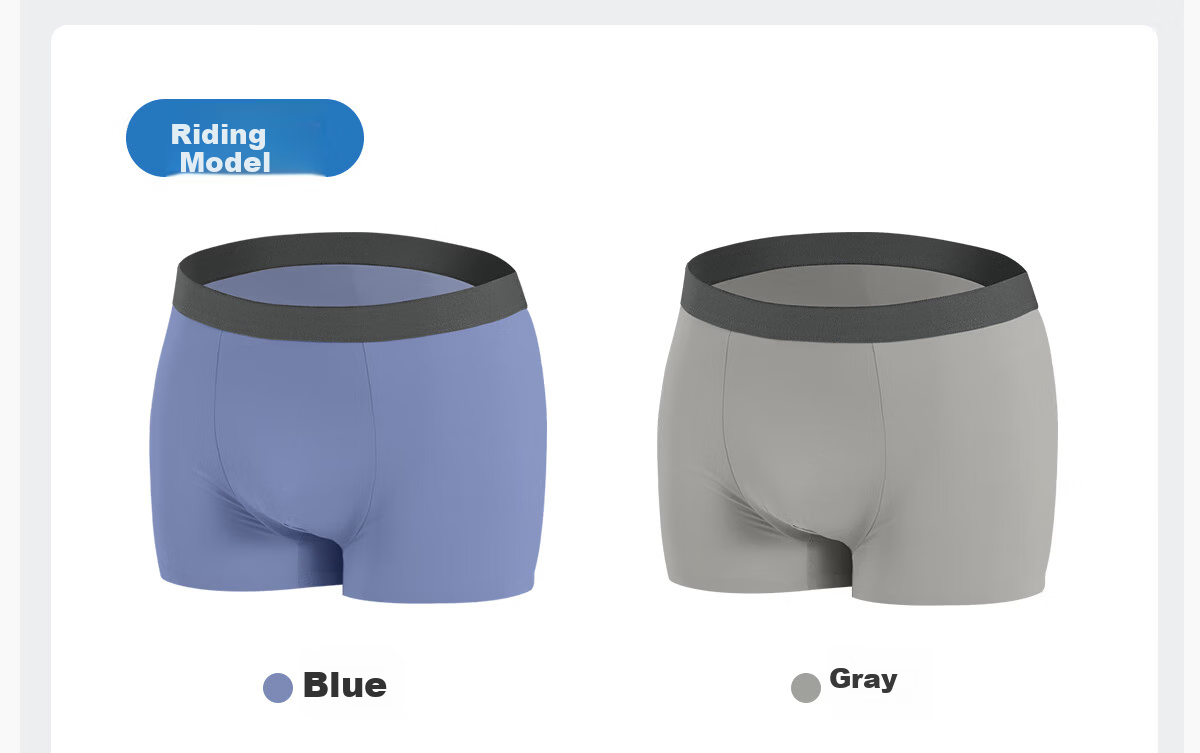 Baanashi Disposable Men's Cycling Underwear Quick-Dry Breathable Wash-Free Sterile Mixed Colors 8-Pack 4XL 18