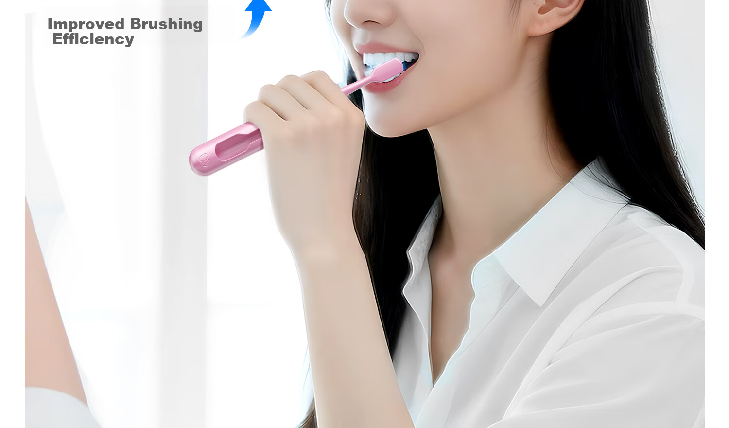 CLOTOO Orthodontic W-Shaped Soft Bristle Small Head Interdental Toothbrush for Teenagers Purple 1 Piece 17