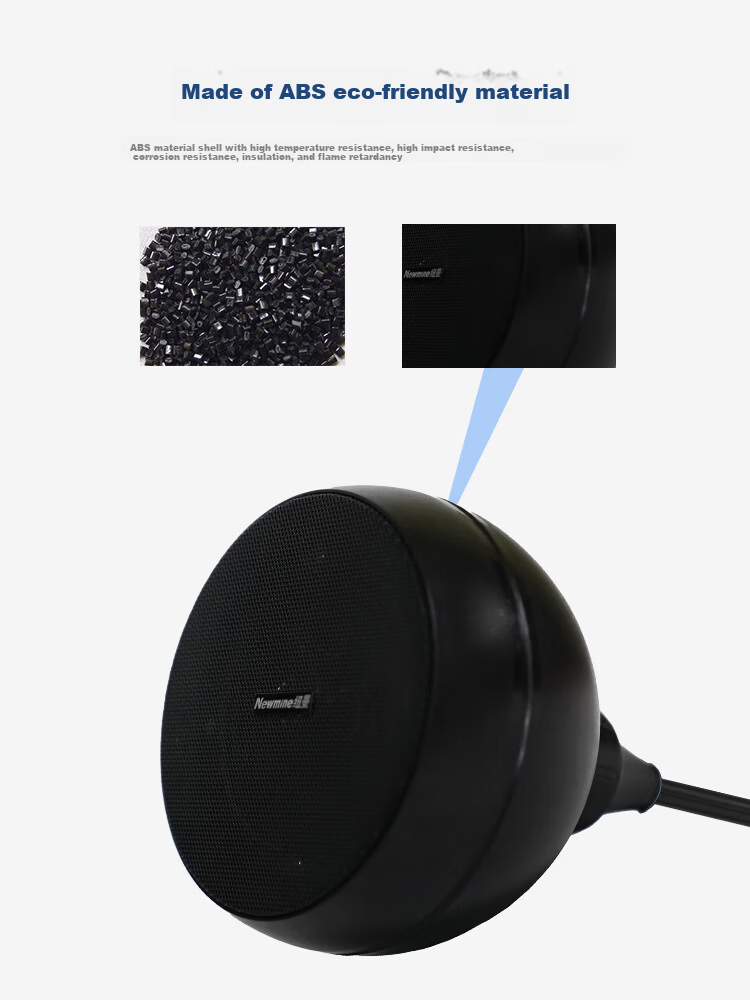 Newmine G-2 Pendant Ball Ceiling Speaker Coaxial Ceiling Spherical Store School Background Music Public Address Speaker (Single) 5