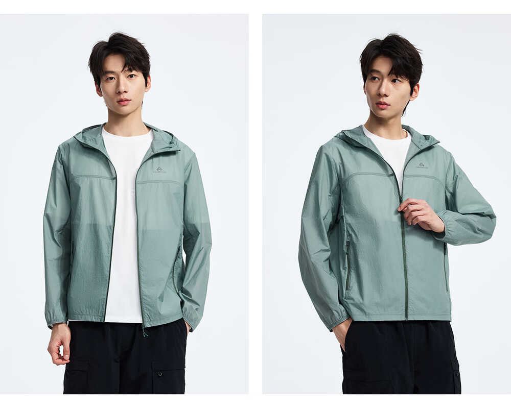 Toread Urban Outdoor UV Protection Hooded Jacket Men Summer New Lightweight Breathable Rainproof Sunscreen Coat 19