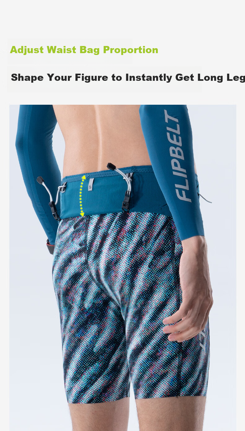 Feibit [Off-Road Kangaroo Pants 4.0] Men's Waist Bag Quick-Dry Pants Hiking Mountaineering Outdoor Training Clothes Flow Pattern XL 9