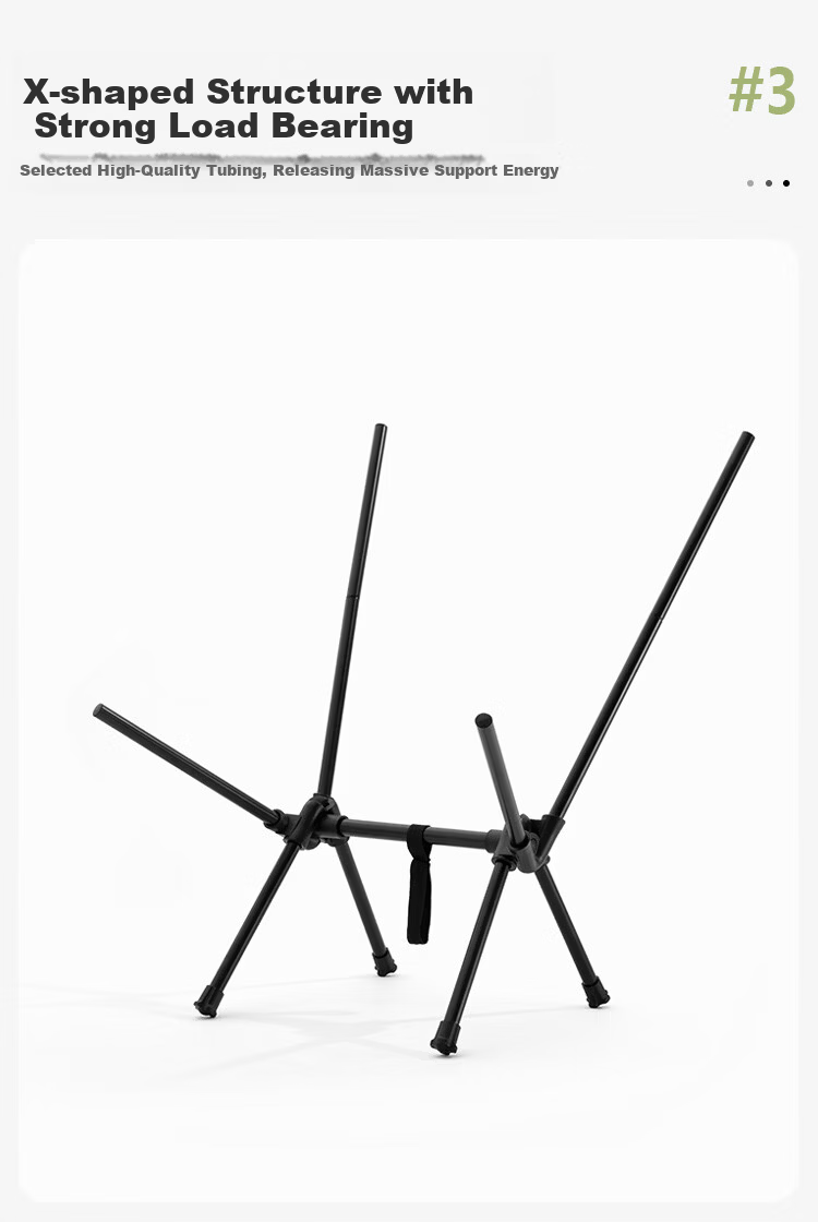 Beyond Wilderness Portable Folding Chair Outdoor Camping Foldable Small Stool Handbag Chair Metal Folding Stool Khaki 3