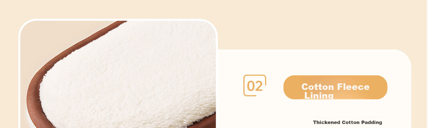 Guxu Disposable Cotton Slippers Thickened Non-Slip Winter Home Travel Hotel Use 115