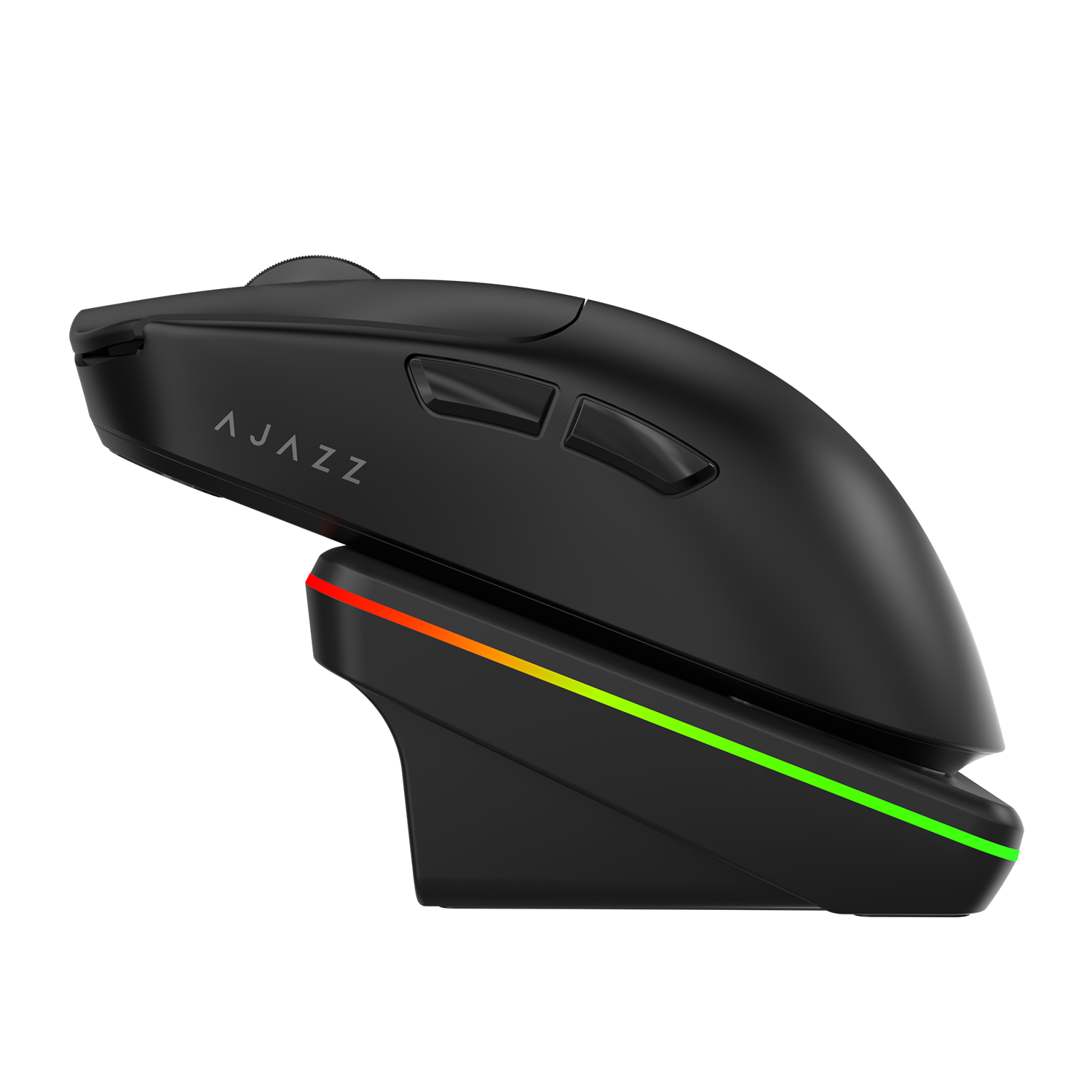 AJAZZ AJ200 Wireless Lightweight AI Gaming Mouse Three-Mode Connection Flywheel Scroll Wheel PWA3955 Low Latency Gaming Esports Magnetic Charging Dock Black MASTER