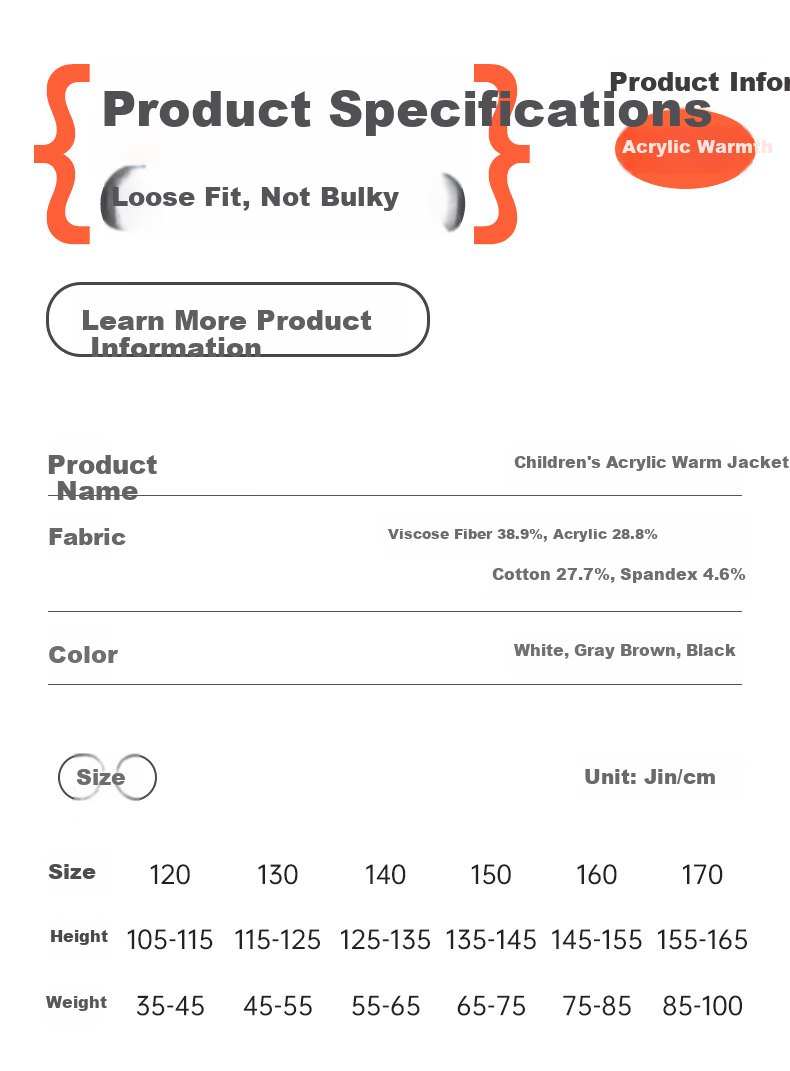 Yalu Children's Thermal Base Layer Autumn Winter Boys Warm Long Sleeve Crew Neck Black and White Shirt 10