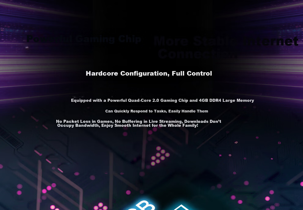 ASUS ROG Magic Box Air WiFi7 Gaming AI Router Home Wireless Gigabit Router Full 2.5G Port Whole House WiFi Aimesh Flexible Setup 11