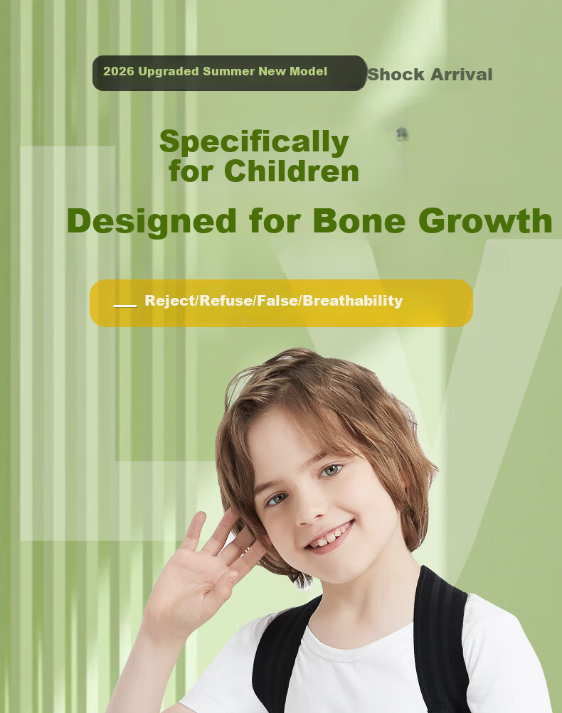 Liaoyuan Hunchback Corrector Posture Belt Waist and Spine Support Children's Student Unisex Shoulder Opening Back Straightening Sitting Posture Corrector 1