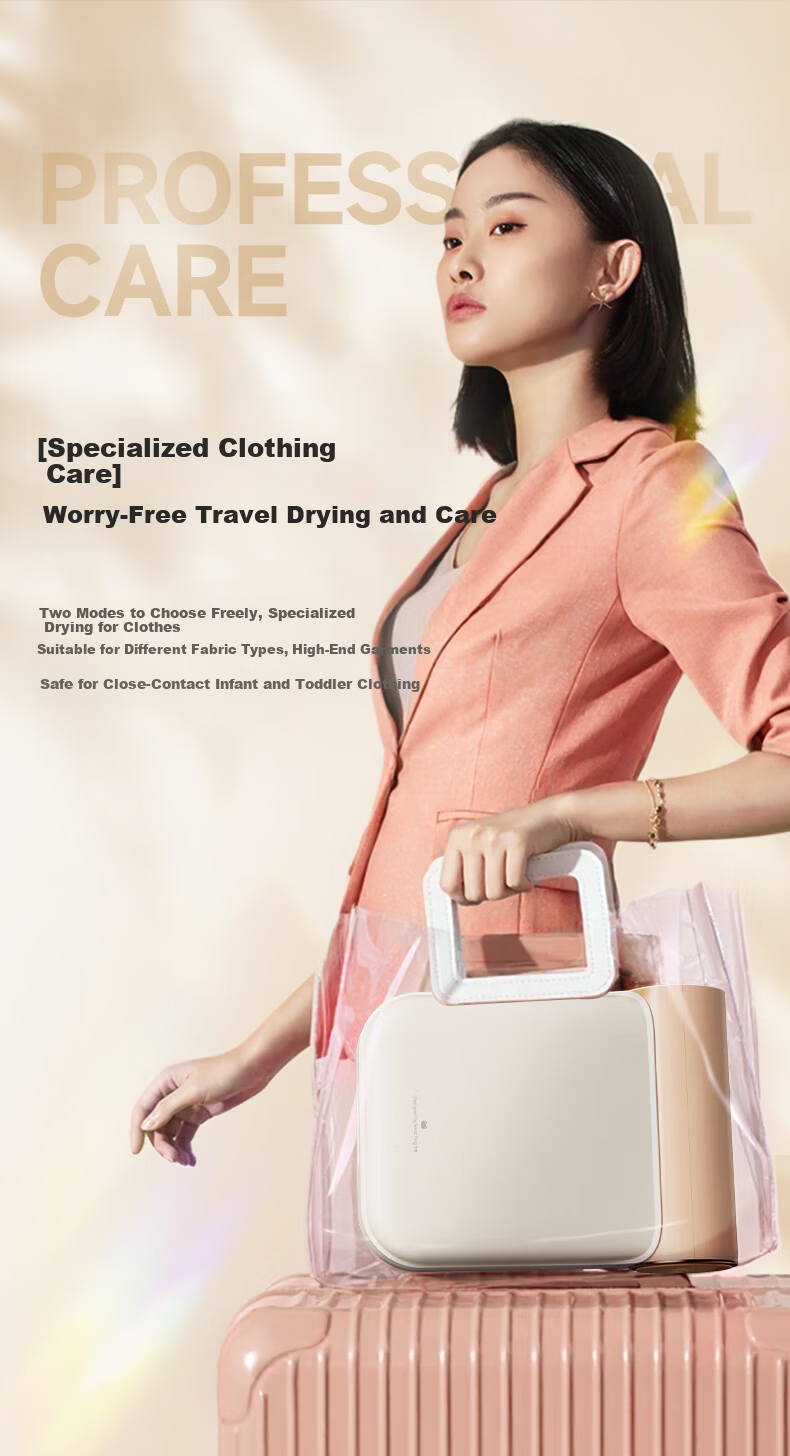 Kawa Portable Travel Clothes Dryer Small Foldable Mini Home Use Foldable Integrated Travel Drying Machine Portable Garment Dryer for Business Trips 6