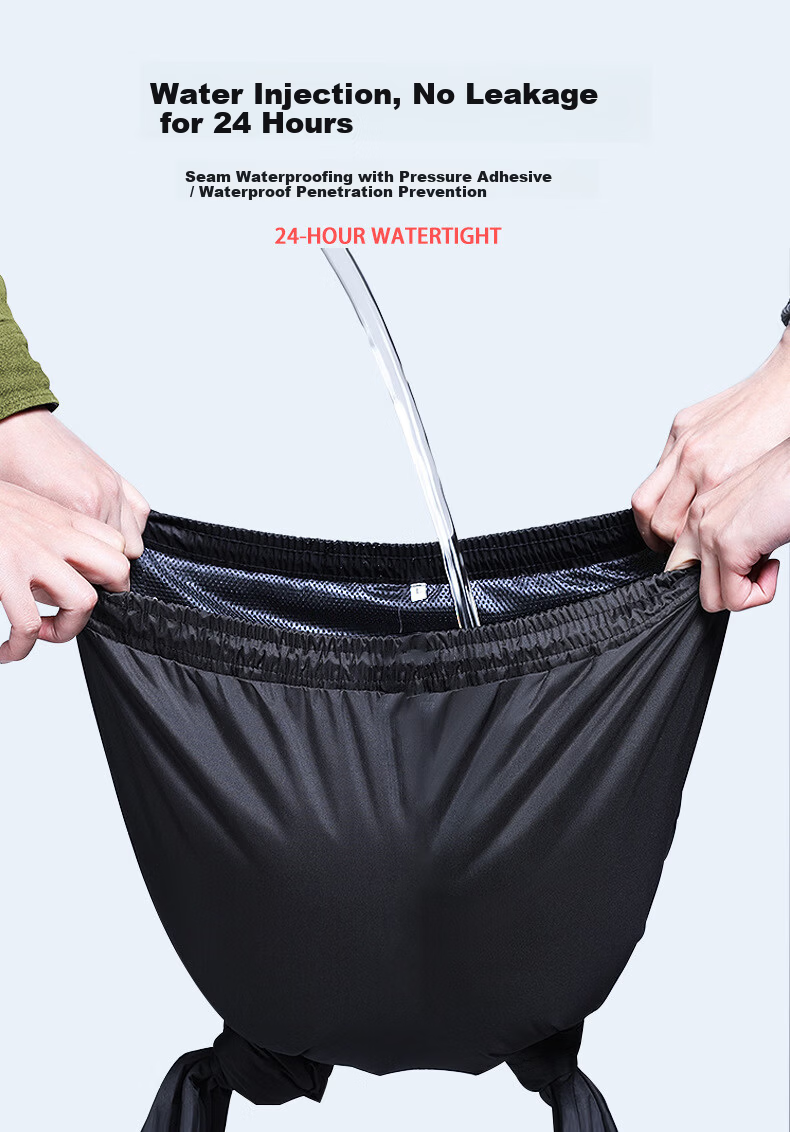 Andatong Rain Pants Thickened Waterproof and Wear-Resistant Men's Lower Body Rain Trousers for Heavy Rain, Delivery, and Cycling [Classic Edition] Single Rain Pants One Size 19