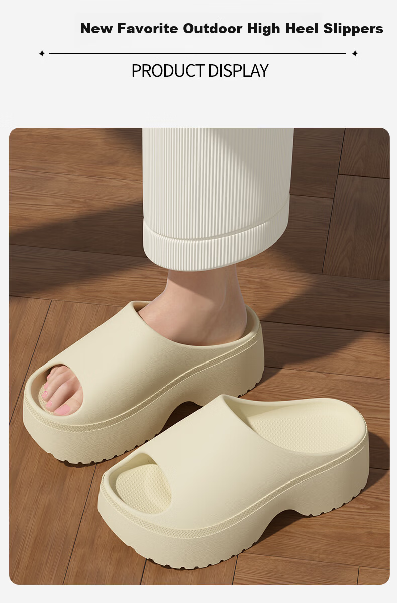 She Enjoy Platform Sandals Women Thick Sole Fashion Open Toe Slippers 8