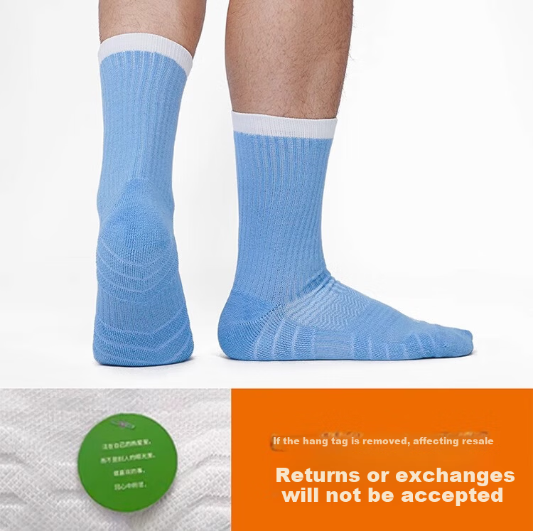 Li Zhizao Silicone Short Socks Non-Slip Football Socks Towel Sole White One Size 4