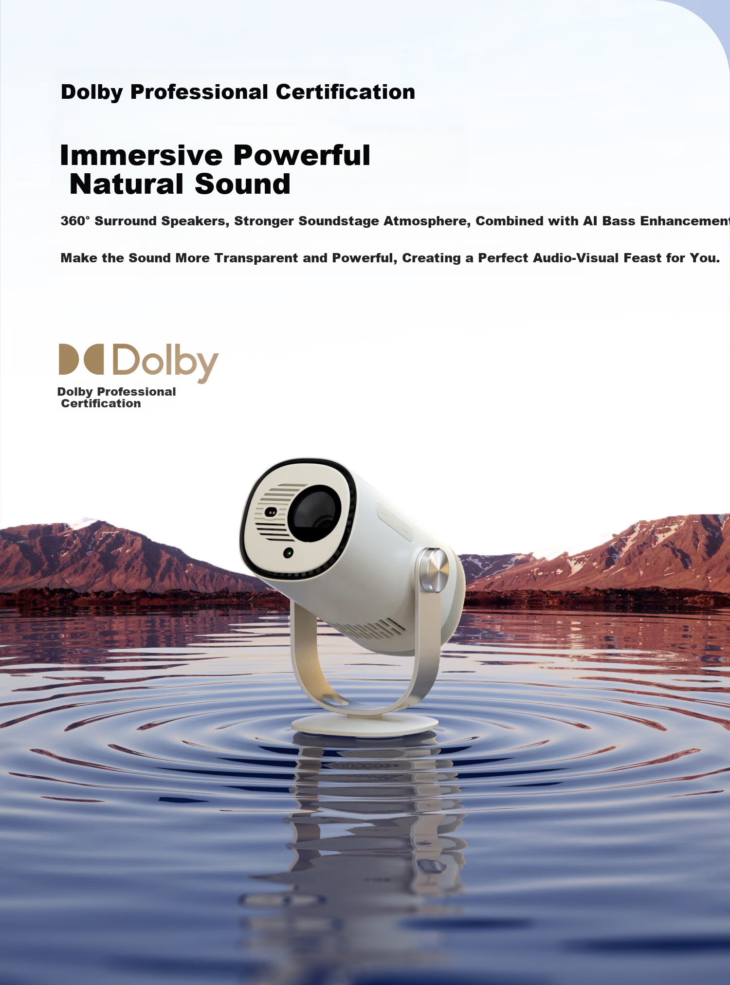 Dangbei Smart2 Projector Home Use HD Portable PTZ Projector Affordable Smart Home Theater National Subsidy (Mijia Connected Atmosphere Speaker) 22