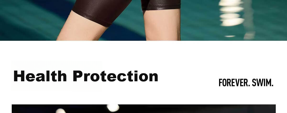 PUMA Women's One-Piece Five-Point High-Waist Slimming Swimsuit UV Protection Antibacterial High Elasticity Body-Shaping Professional Swimwear 9