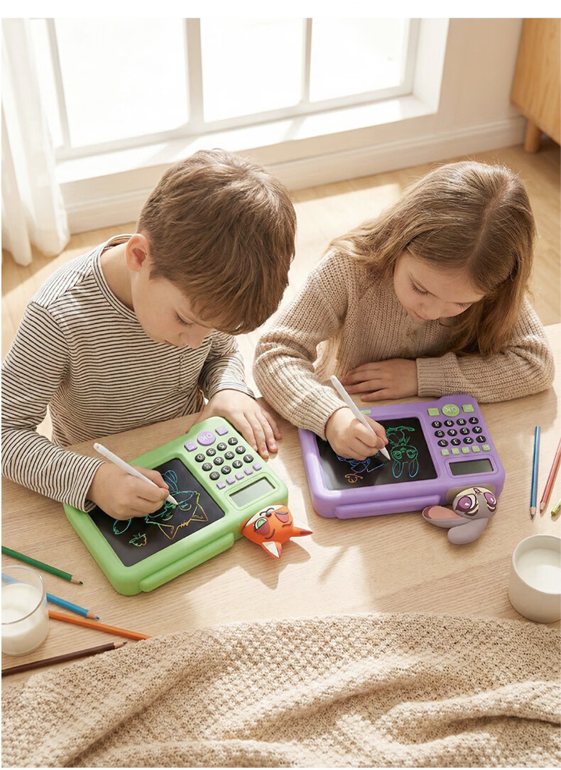 Disney Zootopia Kids Handheld Drawing Board Electronic Drawing Tablet Educational Math Toy Nick Birthday Gift 10