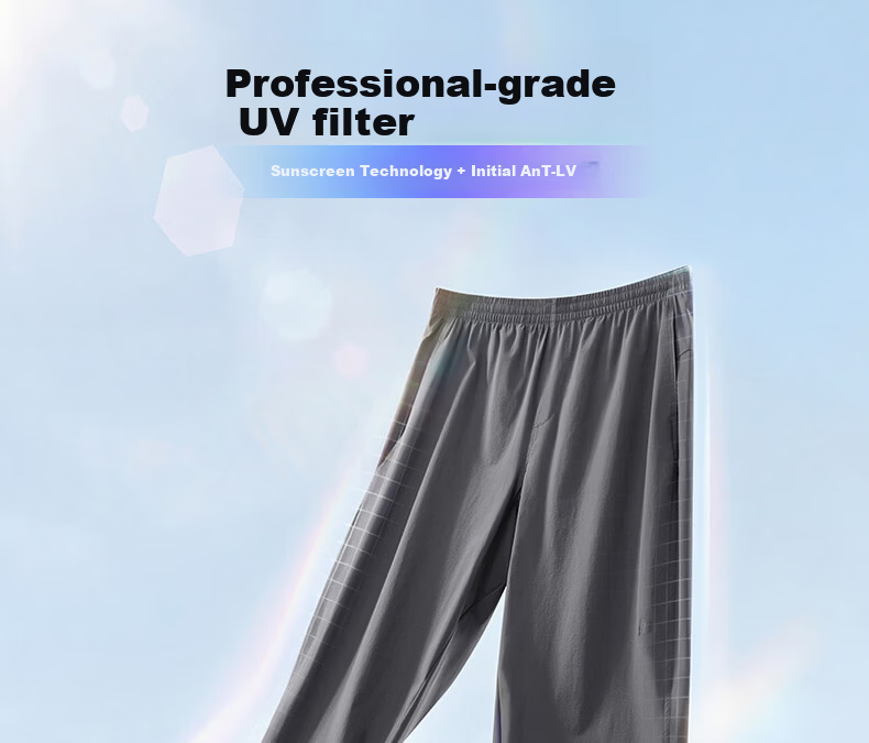 361° Men's Spring Summer Sun Protection Cooling Sports Casual Outdoor Straight Leg Pants 652613702-4 3