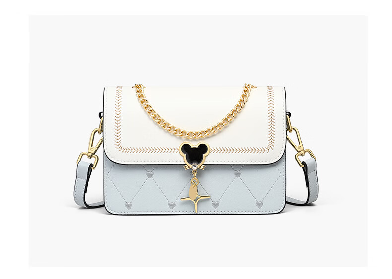 Love Sea Cowhide Leather Women's Shoulder Bag Crossbody Bag Trendy Underarm Bag Boutique Birthday Gift High-End Feel for Girlfriend Wife 30