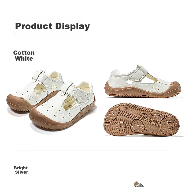 Ginoble 2026 Summer Kindergarten Shoes Super Protective Shoes for Boys and Girls Ages 1-5 GW1891 14