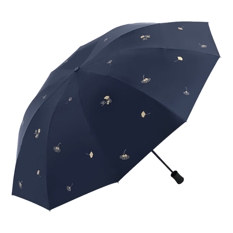 Tiantangshan Double-Person Umbrella, Three-Fold, Sunshade Umbrella, 10-Rib Enlarged Reinforced Windproof Large Umbrella, Shuoguo Dailan Color