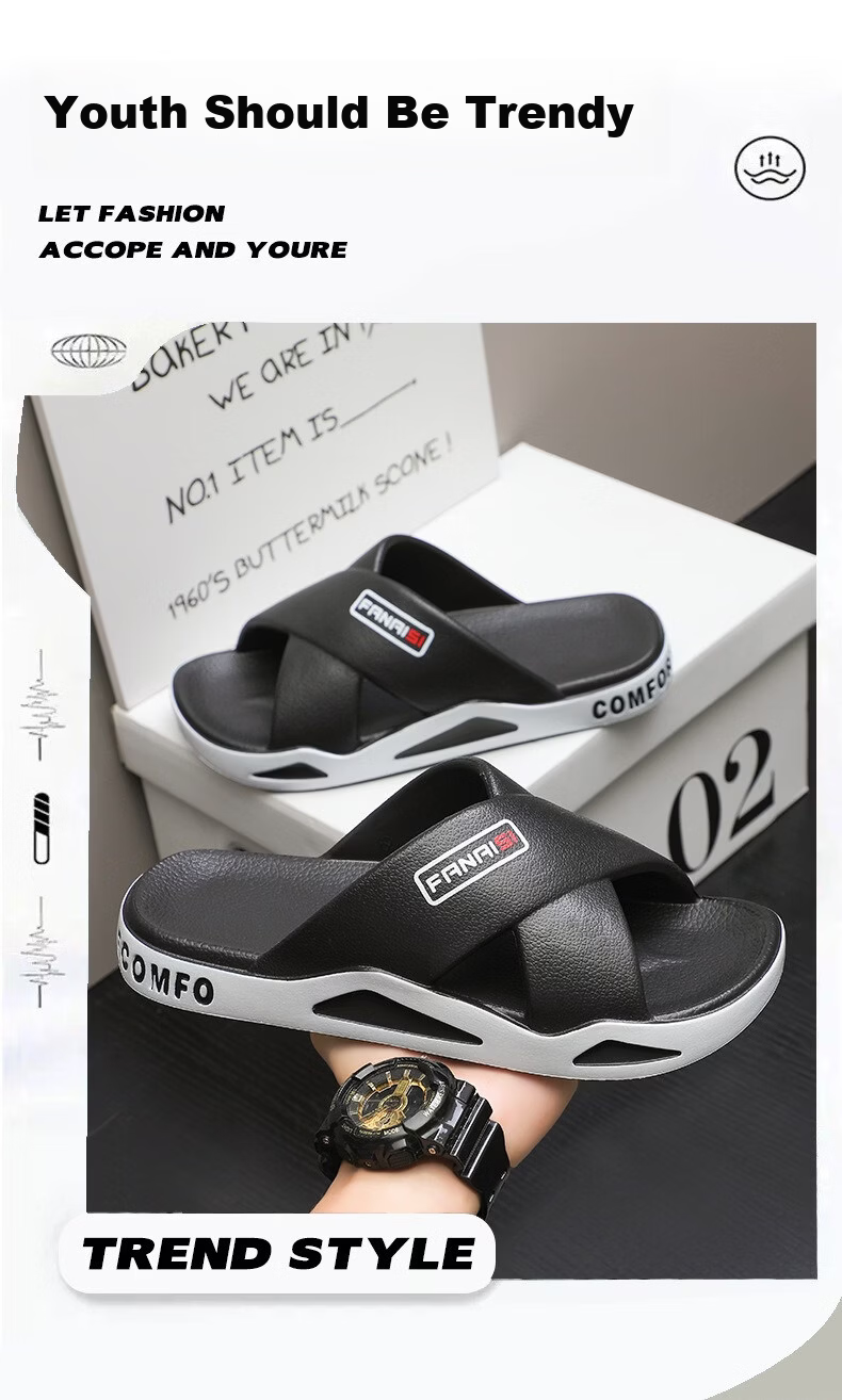 YUZHAOLIN Men's Fashion Sports Beach Slippers Comfortable Soft Sole Sandals 1