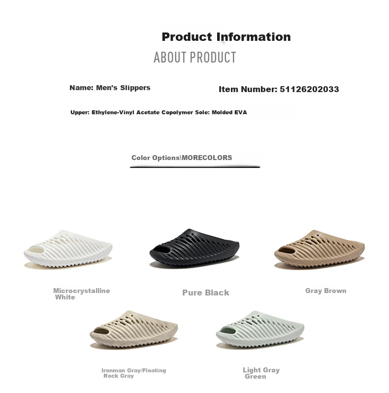 ERKE Men's Comfortable Soft Sole Outdoor Lightweight Casual Sports Slippers | Zhijing Slippers 4.0 18