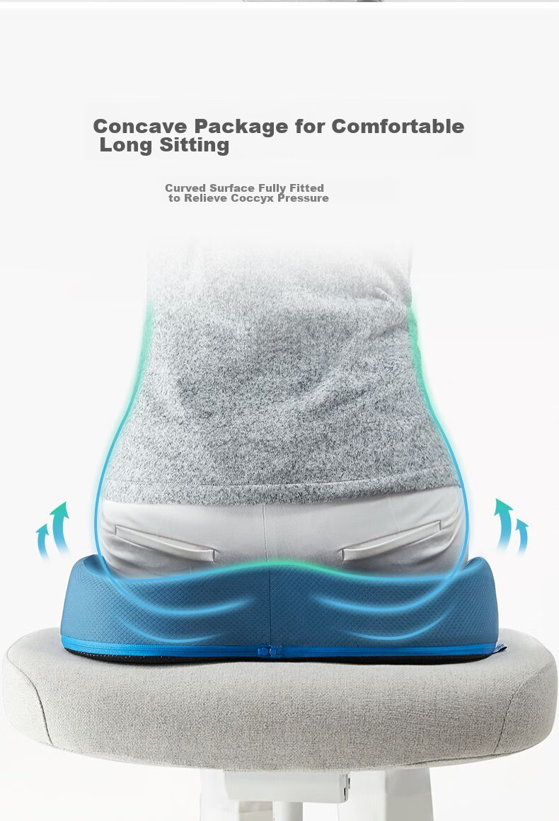 JAGO Lumbar Support Cushion, Seat Back Pillow, Office Lumbar Support, Back Care Cushion, Long-Sitting Aid, Butt Pad, Chair Pad 8